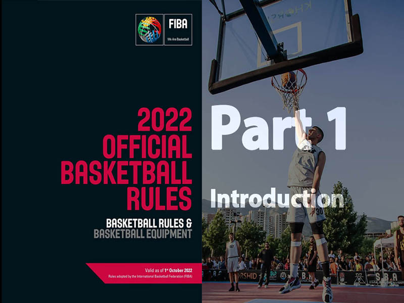 قوانین قیبا درباره تجهیزات بسکتبال