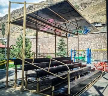 سکو تماشاگران شمشک تهران